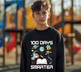 100 Days Smarter PNG: Outer Space Teacher Design