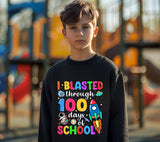 100 Days of School PNG: Outer Space Theme