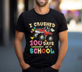 100 Days of School Monster Truck PNG