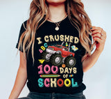 100 Days of School Monster Truck PNG