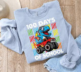 100 Days of School PNG: Dinosaur Teacher Design
