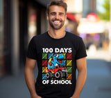 100 Days of School PNG: Dinosaur Teacher Design