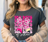 100 Days Of School PNG: Girls Coquette Bow