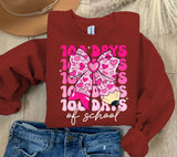 100 Days Of School PNG: Girls Coquette Bow