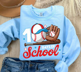 100 Days of School Baseball PNG