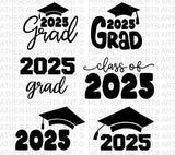 Graduation 2025 SVG Bundle