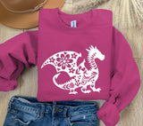 Floral Dragon SVG Bundle