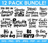 Inspirational Quotes SVG Bundle
