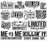 Inspirational Quotes SVG Bundle