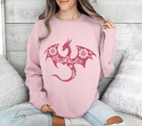 Floral Dragon SVG Bundle