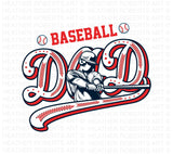 Baseball Dad PNG: Game Day Shirt Design