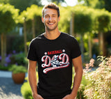 Baseball Dad PNG: Game Day Shirt Design