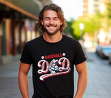 Baseball Dad PNG: Game Day Shirt Design