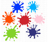 Paint Splatter SVG Bundle