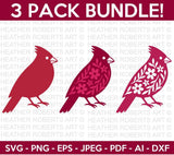 Cardinal Bird SVG Bundle