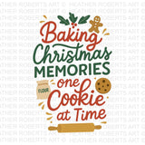 Baking Christmas Memories PNG