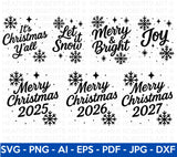 Christmas Quotes SVG Bundle