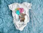 Teddy Bear with Balloons SVG