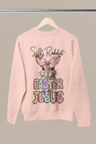 Silly Rabbit Easter is for Jesus Sublimation PNG