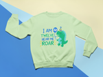 I Am TWELVE Hear Me Roar Dinosaur SVG