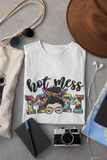 Hot Mess Mom Messy Bun Sublimation PNG