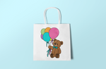 Teddy Bear with Balloons SVG