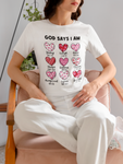 God Says I am Valentine Sublimation PNG