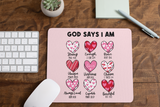 God Says I am Valentine Sublimation PNG