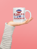 Kiss Me I'm American SVG