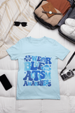 We Wear Blue For Autism Awareness PNG