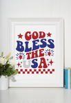 God Bless the USA SVG