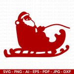 Santa Silhouette SVG