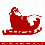 Santa Silhouette SVG