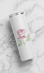 Rose Line Art SVG