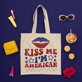 Kiss Me I'm American SVG