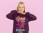 Girls Like Dinosaurs Too Sublimation PNG