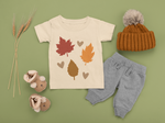 Autumn Leaves and Hearts SVG