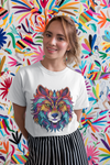 Psychedelic Wolf PNG