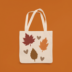 Autumn Leaves and Hearts SVG