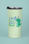 I Am TWELVE Hear Me Roar Dinosaur SVG