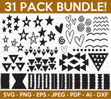 Aztec Shapes SVG Bundle