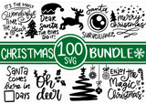 100 Christmas SVG Bundle
