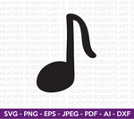 Musical Eight Note SVG