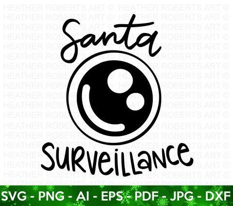 Santa Surveillance SVG