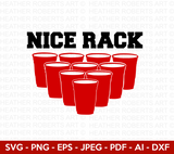 Beer Pong - Nice Rack Svg