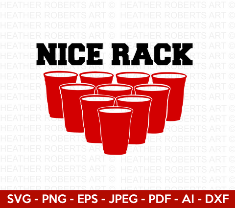 Beer Pong - Nice Rack Svg