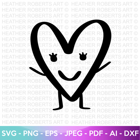 Happy Heart SVG