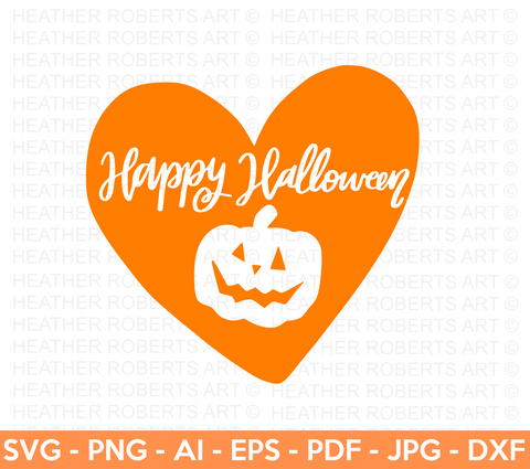 Halloween Heart SVG