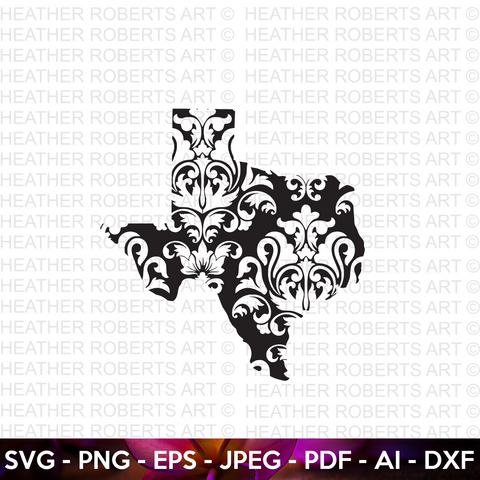 Texas Pattern Design SVG