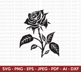 Rose Flower SVG